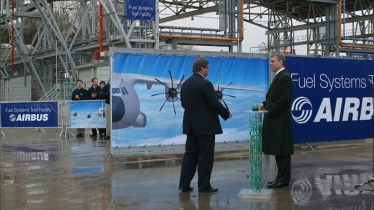 A380 Fuel Test Facility Opening by Prince Andrew