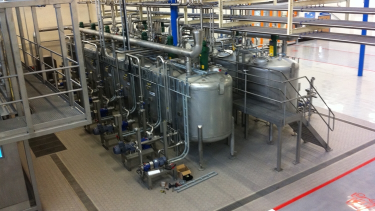 Process plant for healthcare industry